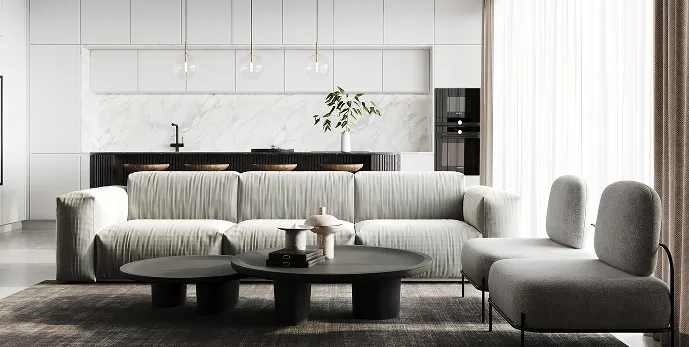 Modern Big Hall Interior Design