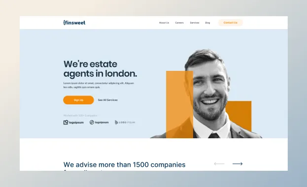 UI design project showcasing clean user interface
