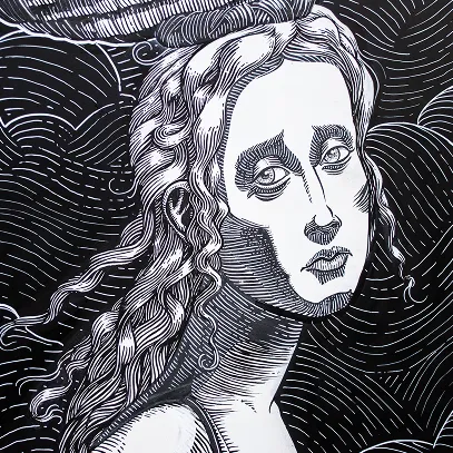 Artwork for 'Hope Dies Last' article in FYRRE Magazine