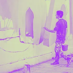 Podcast cover for 'Behind the scenes of the street art culture' — FYRRE Podcast Episode 03