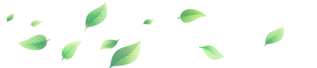 Верхняя фоновая картинка из зеленых листьев